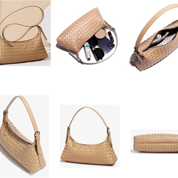 Handbags Shoulder Bags for Women Small Bags Women's Woven Tote Bag Crossbody Han - Picture 5 of 6